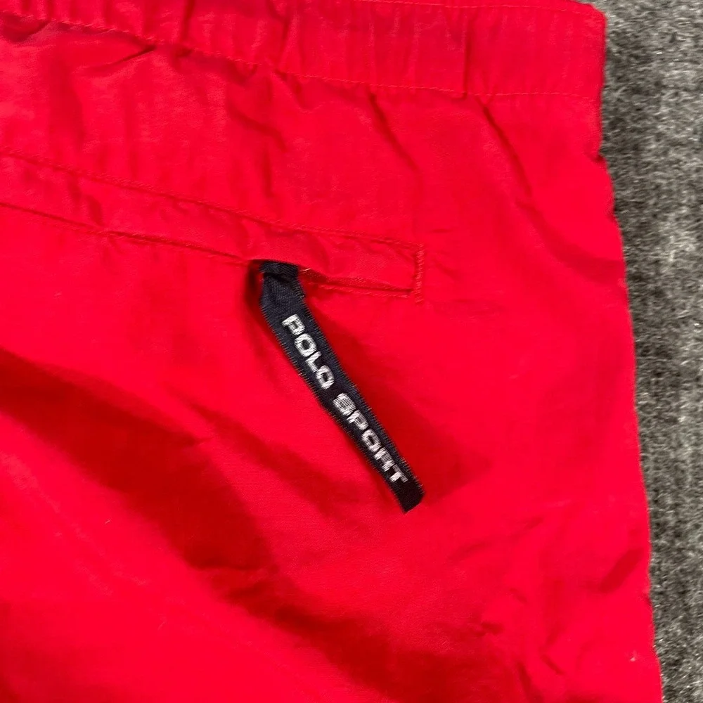Vintage Polo Sport Ralph Lauren Swim Trunks Mens XL Red Mesh Lined Retro 90s - Picture 12 of 12